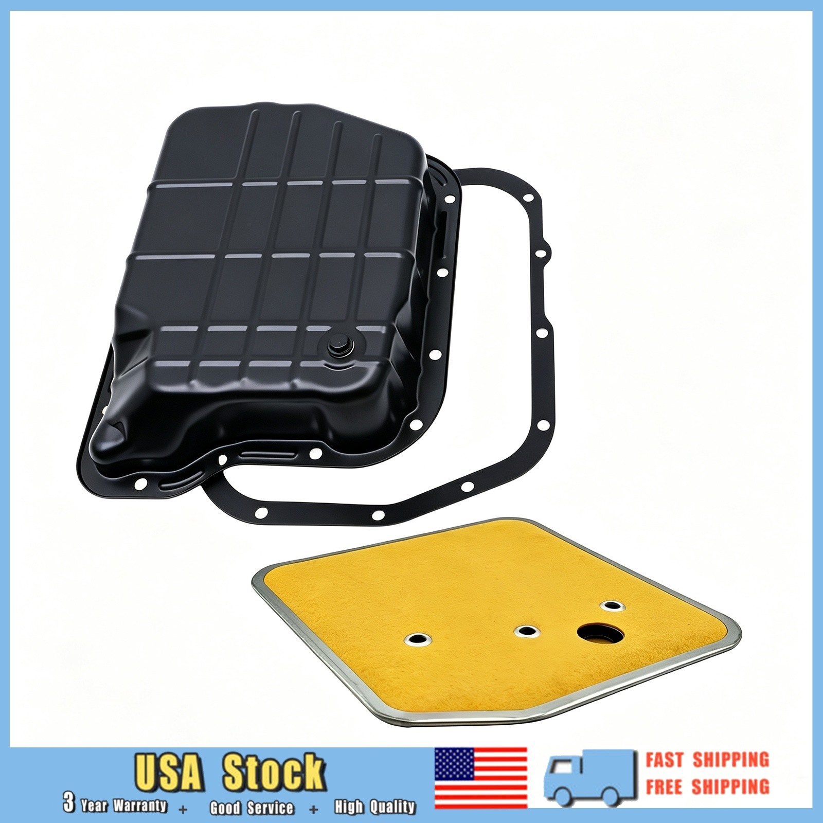 For Dodge Ram 1500 2500 3500 Van Trans Oil Pan Gasket Filter Kit 52118780AD
