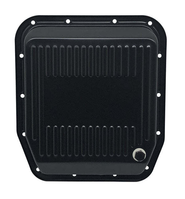 Transmission Pan Black Steel For Ford AOD