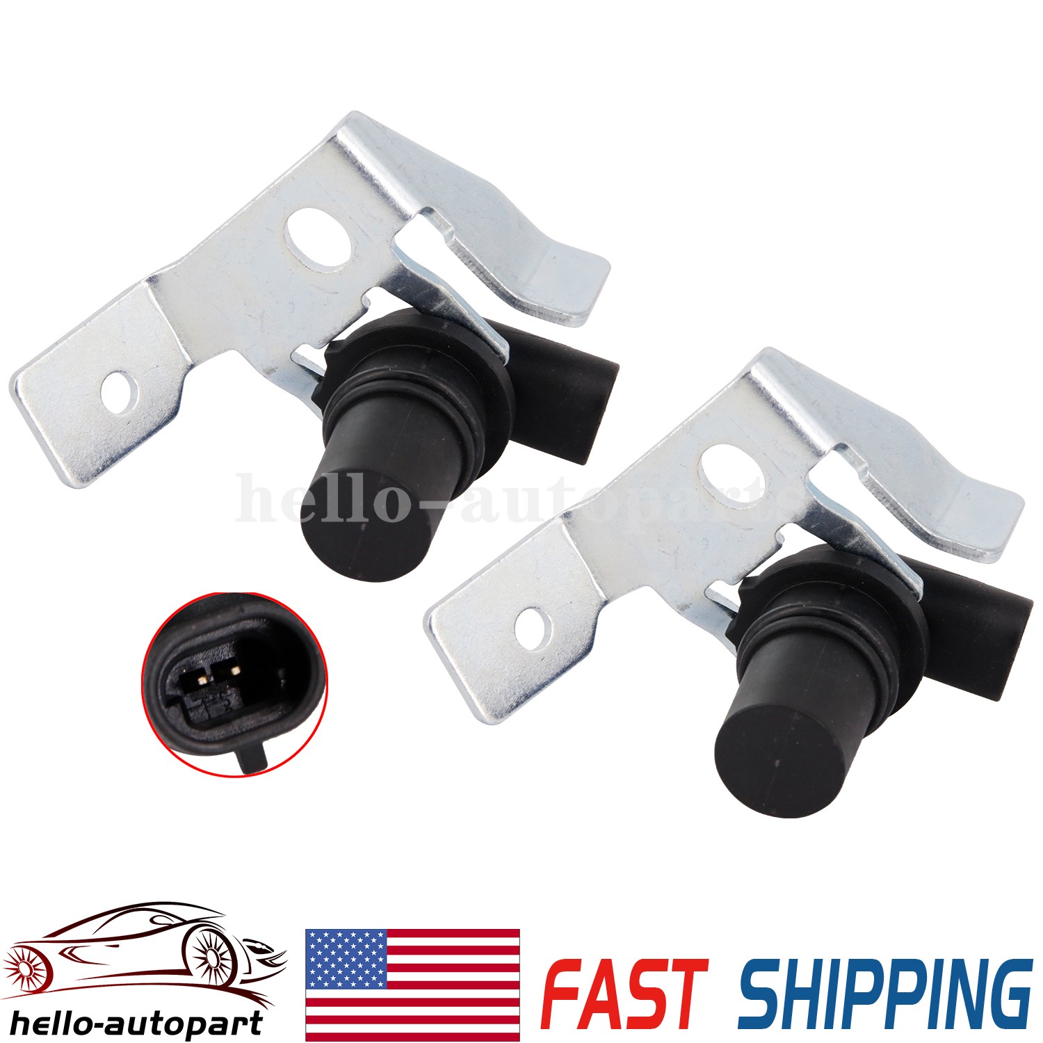 2pcs Automatic Transmission Speed Sensors Input&Output 24203876 For Chevrolet GM