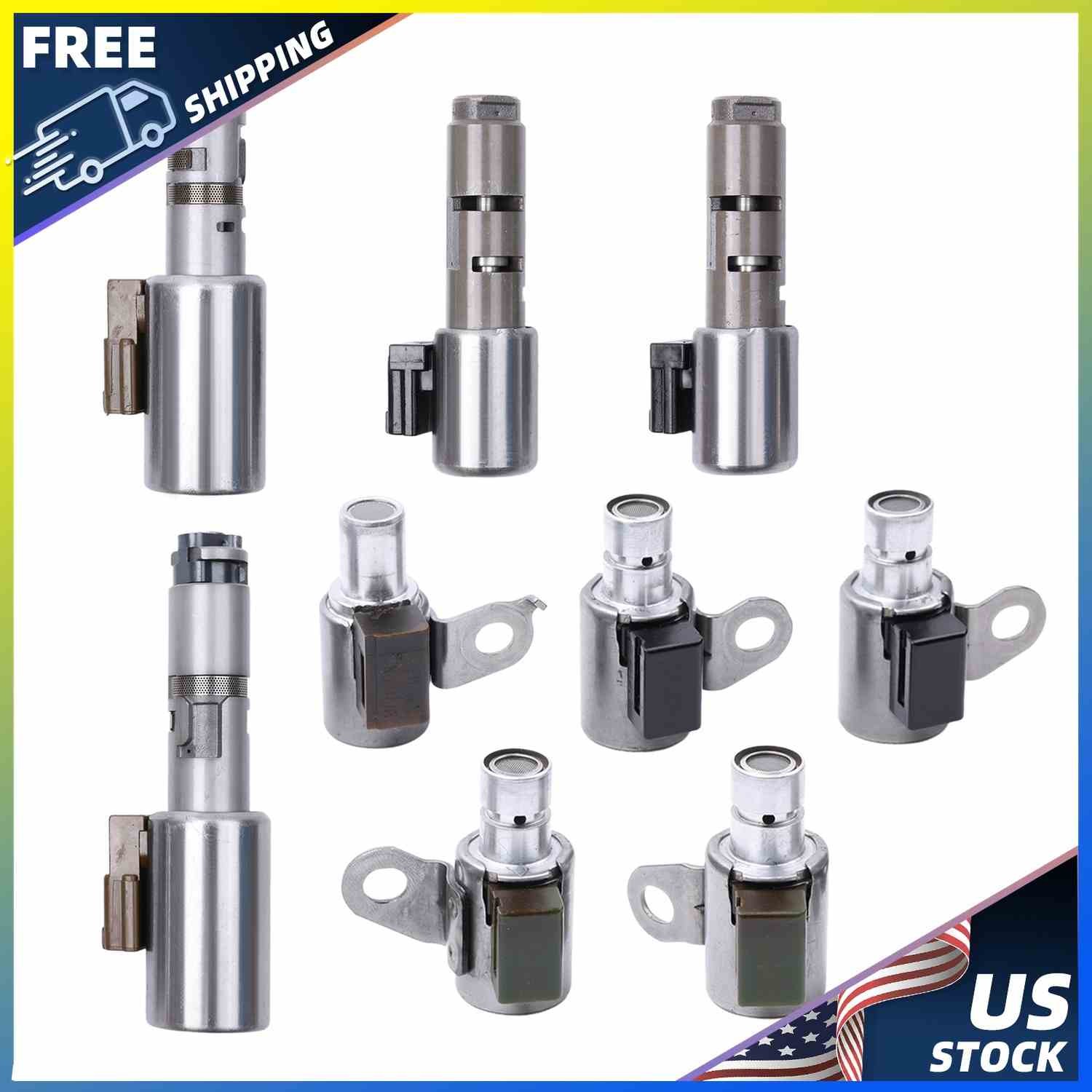 9Pcs transmission solenoids For Lexus IS300 2005 2006 2007 2008 2009 2010-2011