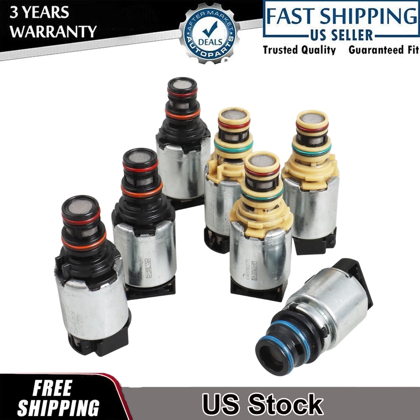 7Pcs Transmission Solenoid Set For Chevy Cruze LaCrosse Malibu Buick 6T45E 6T40