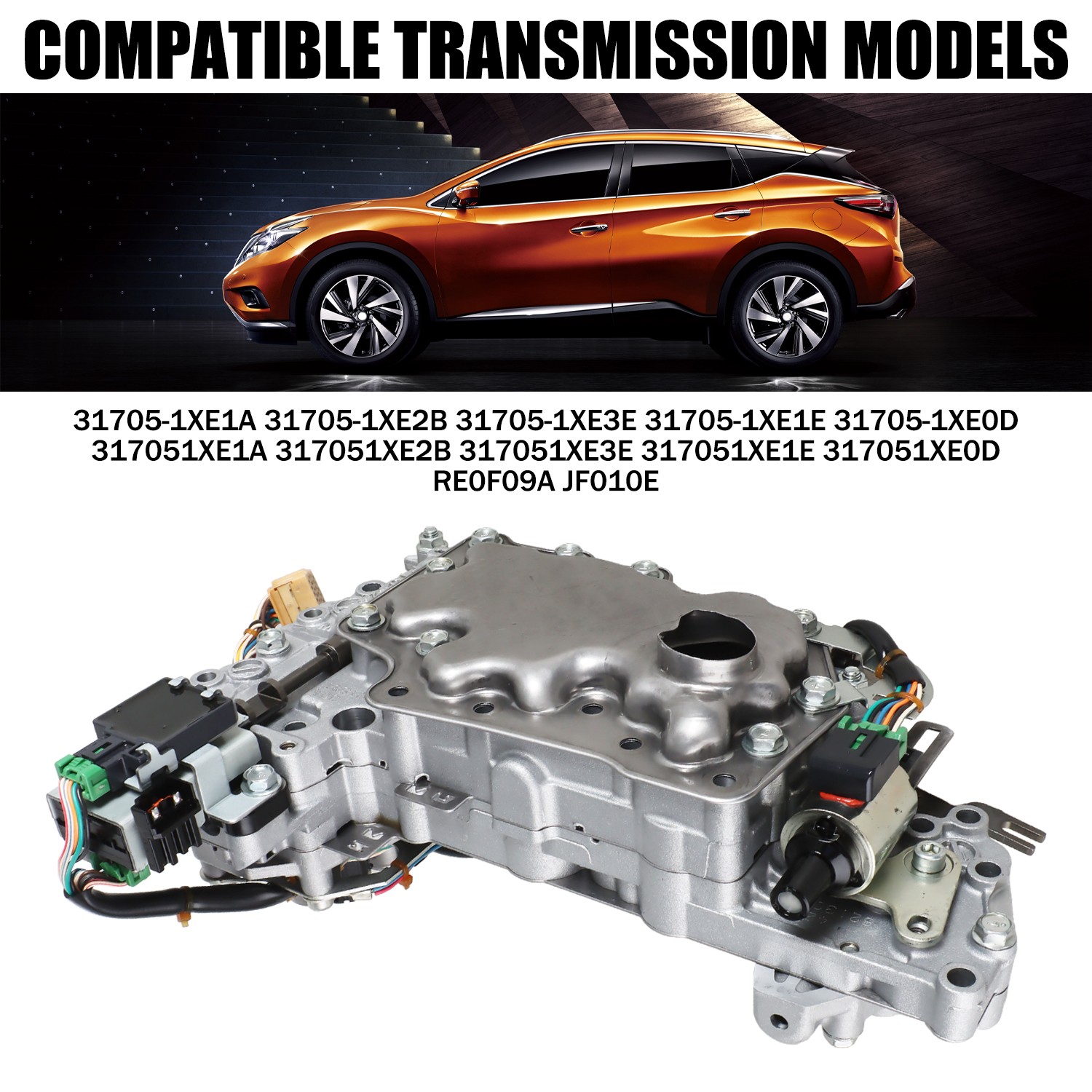 CVT Transmission Valve Body JF010E RE0F09A for Nissan Quest, Murano, & Maxima