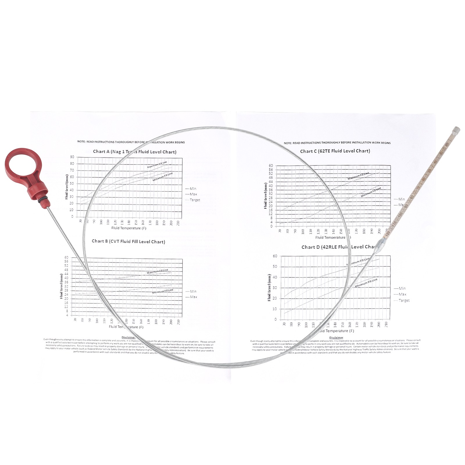 Auto Trans Fluid Level Dipstick For Jeep Dodge Chrysler 2.7 3.5 3.6 3.7 5.7 6.4L
