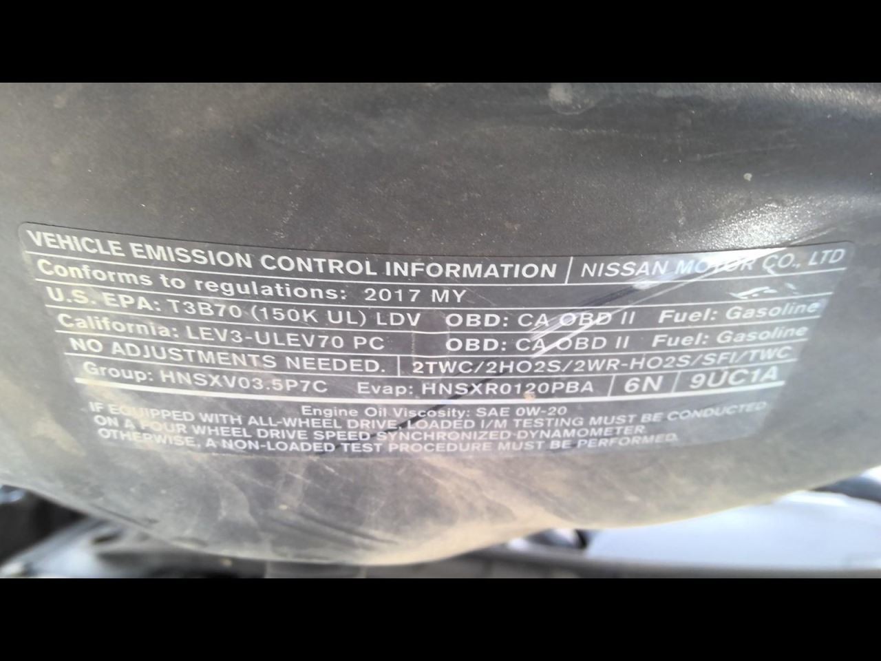 Automatic Transmission CVT 3.5L AWD Fits 15-20 MURANO 1323308