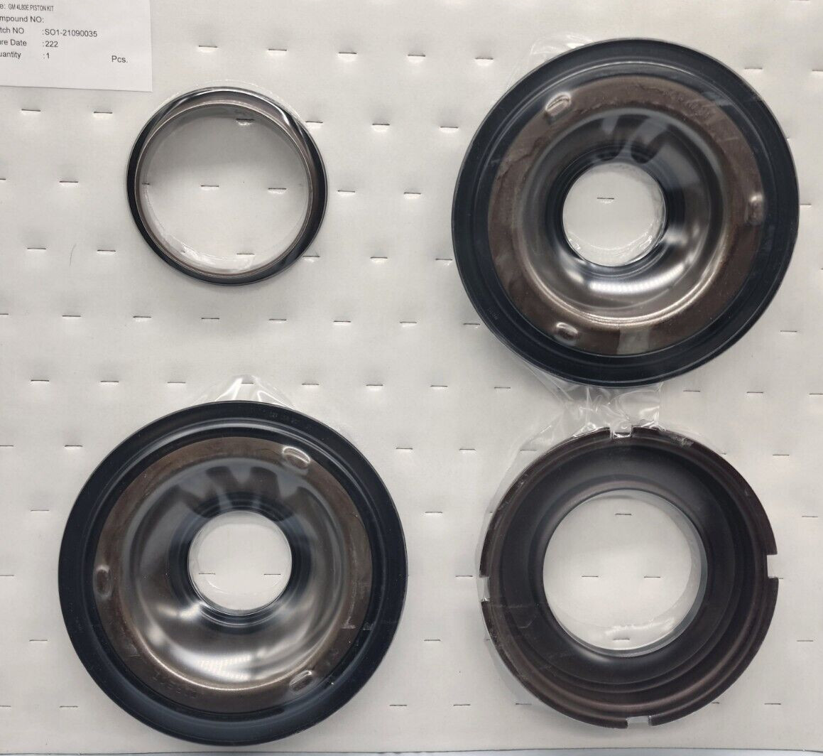 .For GM 4L80E 4L85E MOLDED PISTONS PISTON KIT 4 Pieces