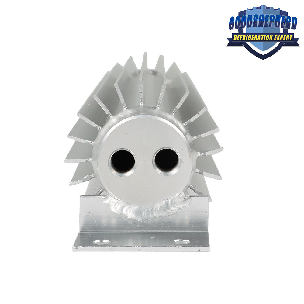 Dual Pass Aluminum Finned Transmission Oil Cooler 12″ For Hot Rod Cars Universal