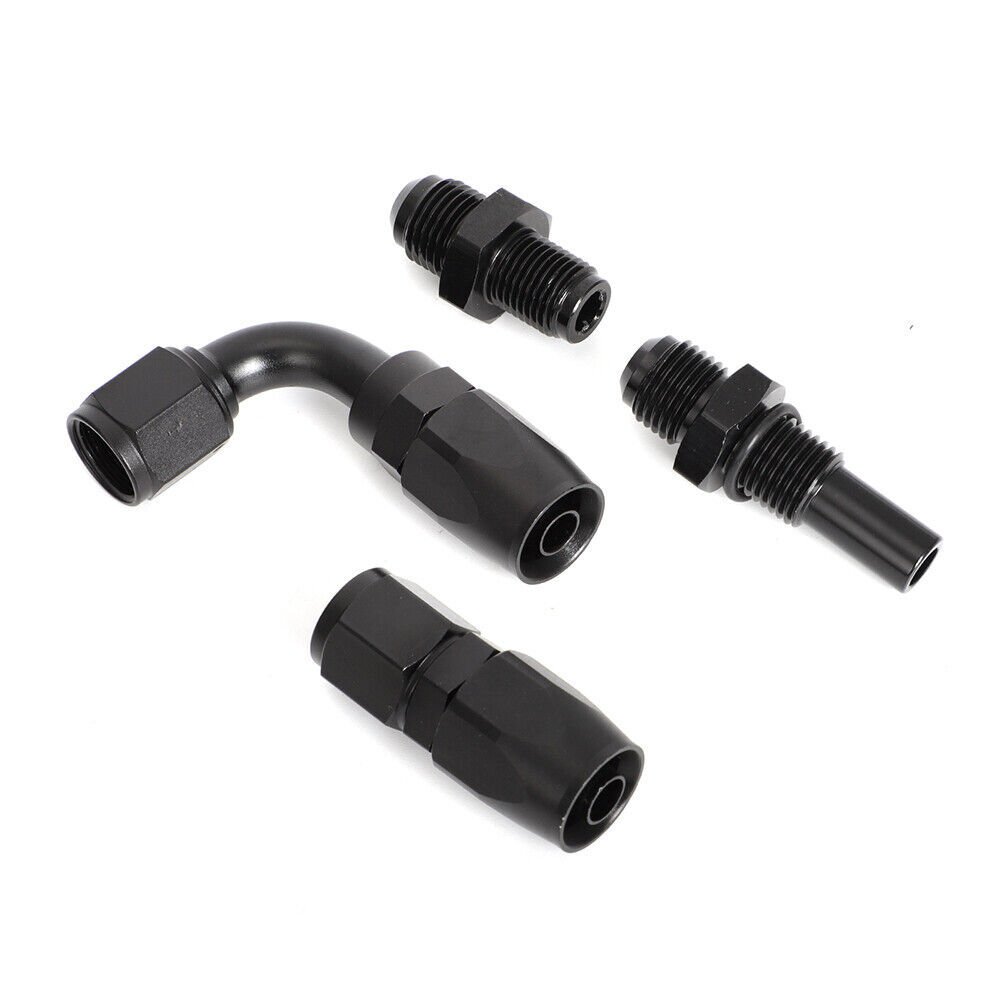Automatic Transmission Cooler Line Kit Fit GM 4L80E 6AN Nylon Steel Braided Line