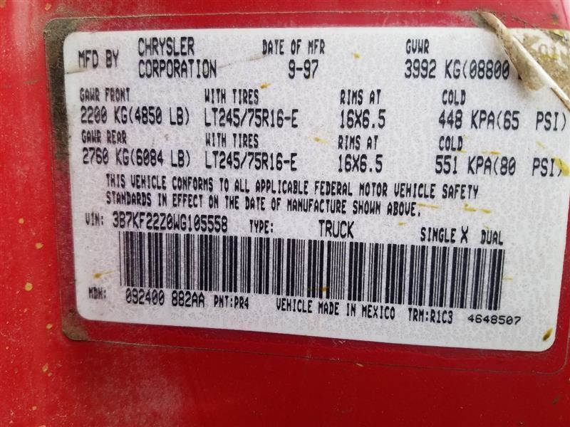 Transfer Case Automatic Transmission Fits 98-02 DODGE 2500 PICKUP 277311