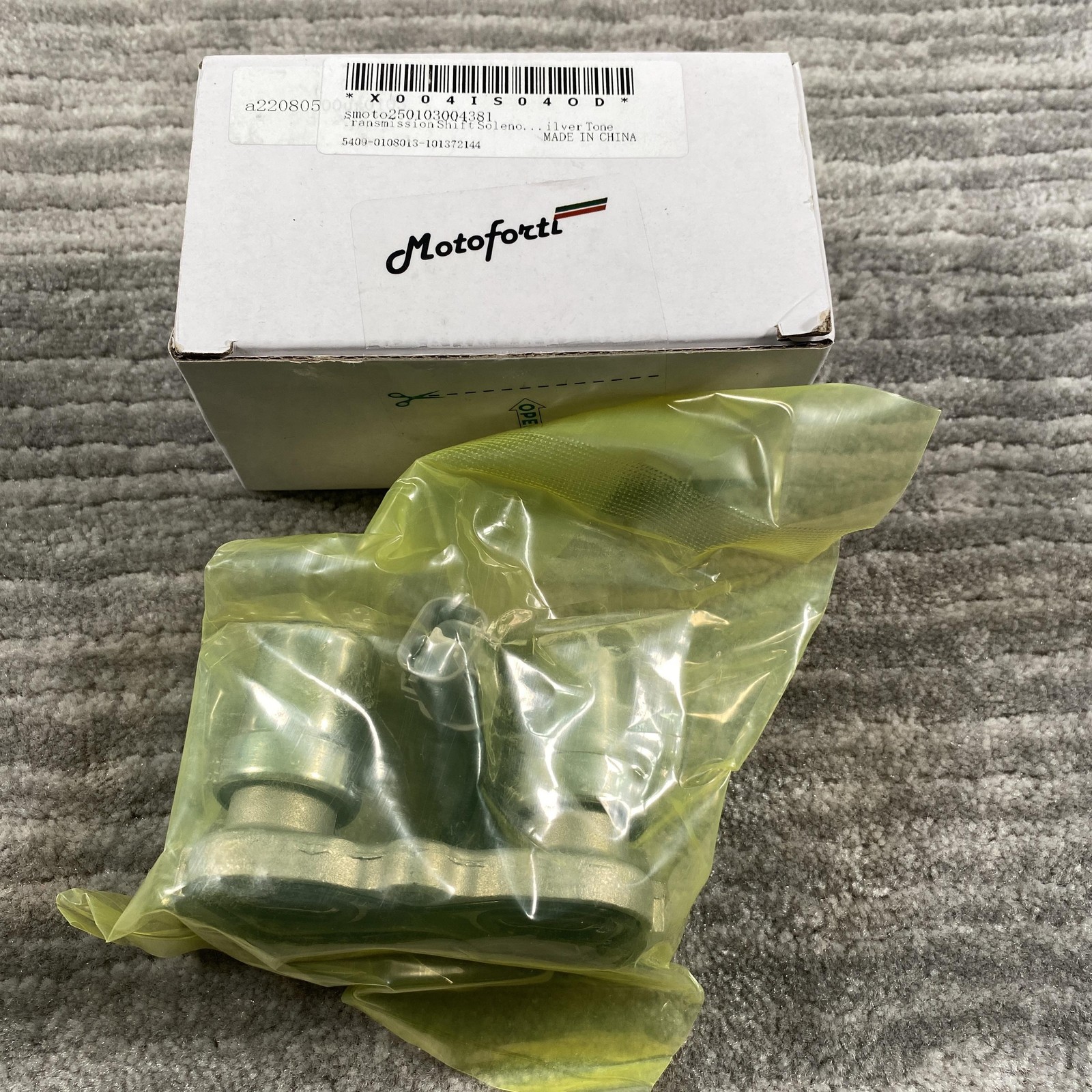 Motoforti Transmission Shift Solenoid Smoto250103004381 Silver Tone New Auto