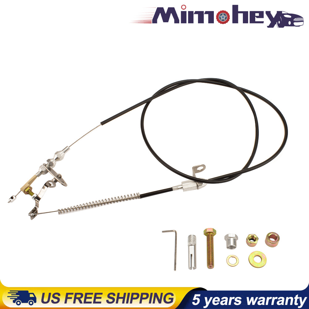 New Black Kickdown Cable Kit Fits Ford/AOD Lokar KD-2AODU