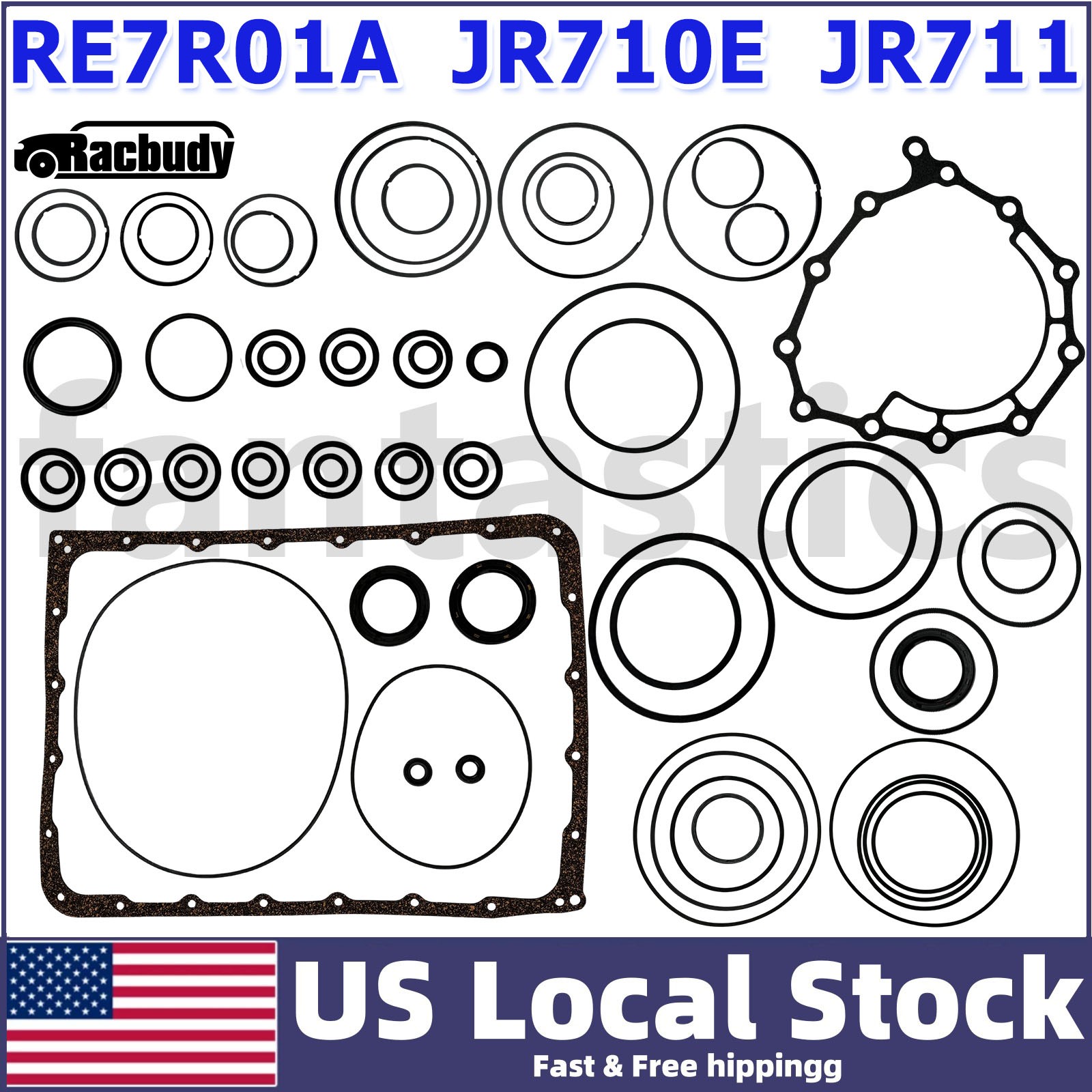 RE7R01A JR710 JR711E Transmission Rebuild Master Gasket Kit For Nissan Infiniti