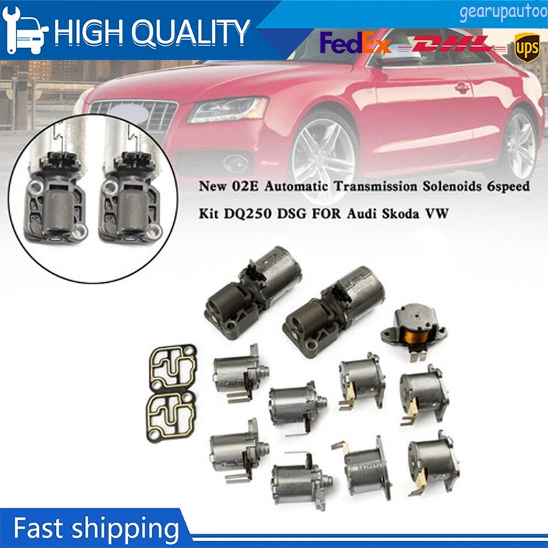 Automatic Transmission Solenoids 6speed Kit For DQ250 DSG FOR 02E Audi Skoda VW