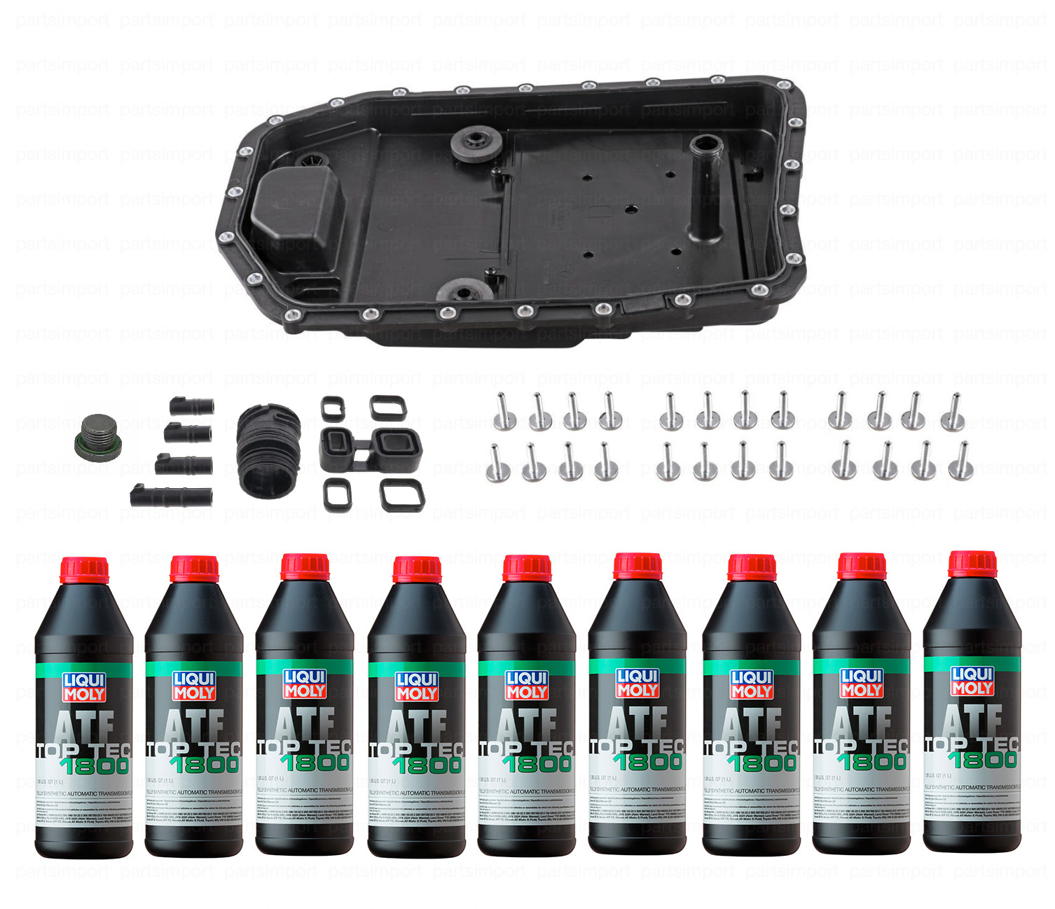 Complete Auto Transmission Service Kit 9L ATF Pan Filter Assembly for BMW 6HP19