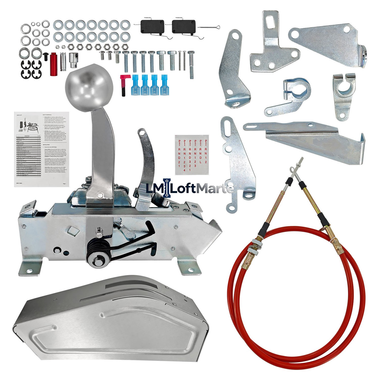 Replace B&M 80842 Pro Ratchet Automatic B&M Shifter for 3 & 4 Speed Transmission