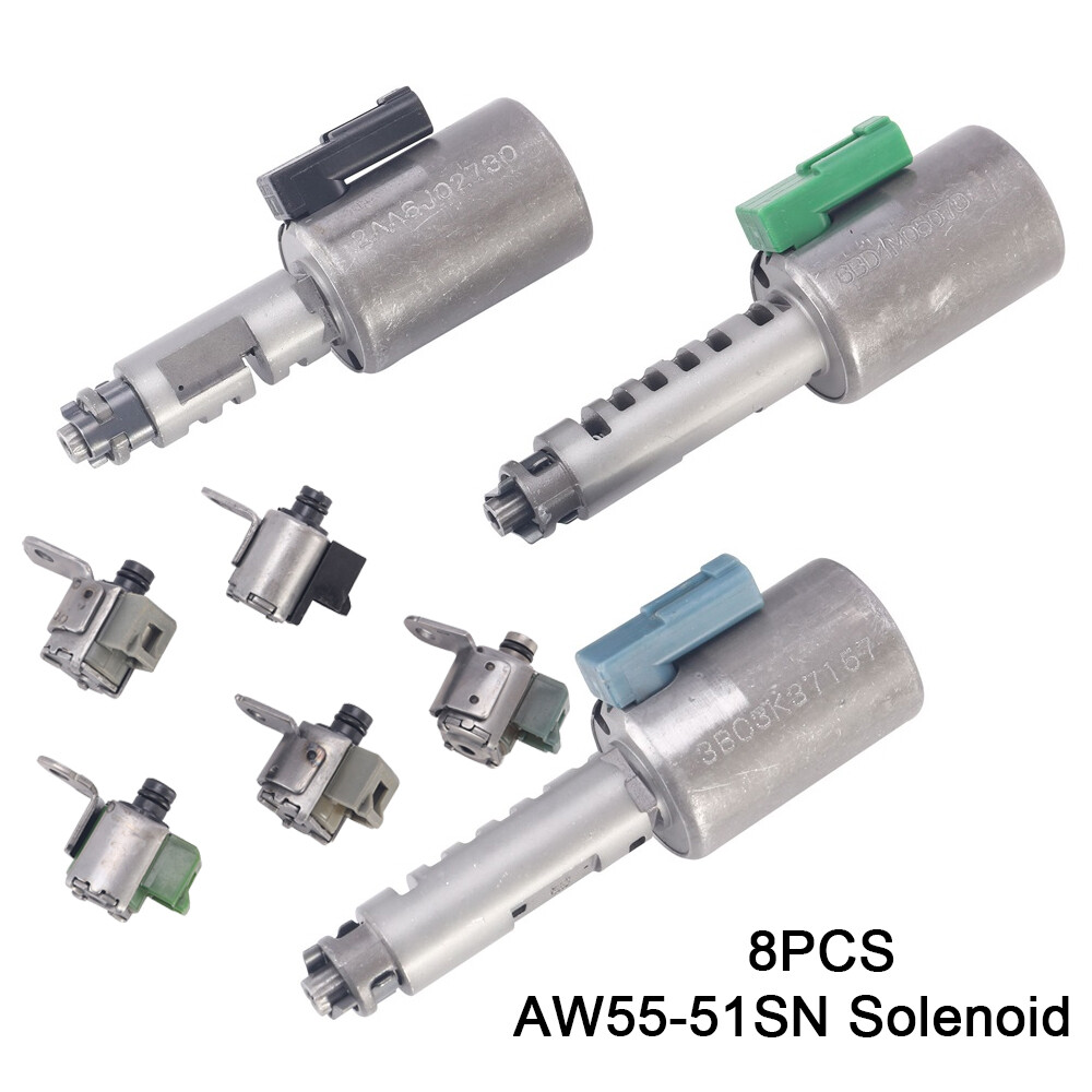 8Pcs RE5F22A Transmission Solenoid Kit for Nissan Quest 2004-2006