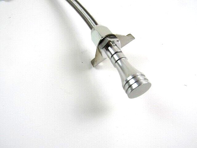 GM Powerglide Transmission Steel Braided Dipstick Firewall Mount E45531