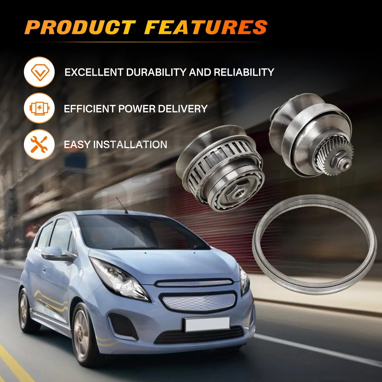 30T JF015E RE0F11A Transmission Pulley Kit w/ Chain For Nissan Suzuki Mitsubishi