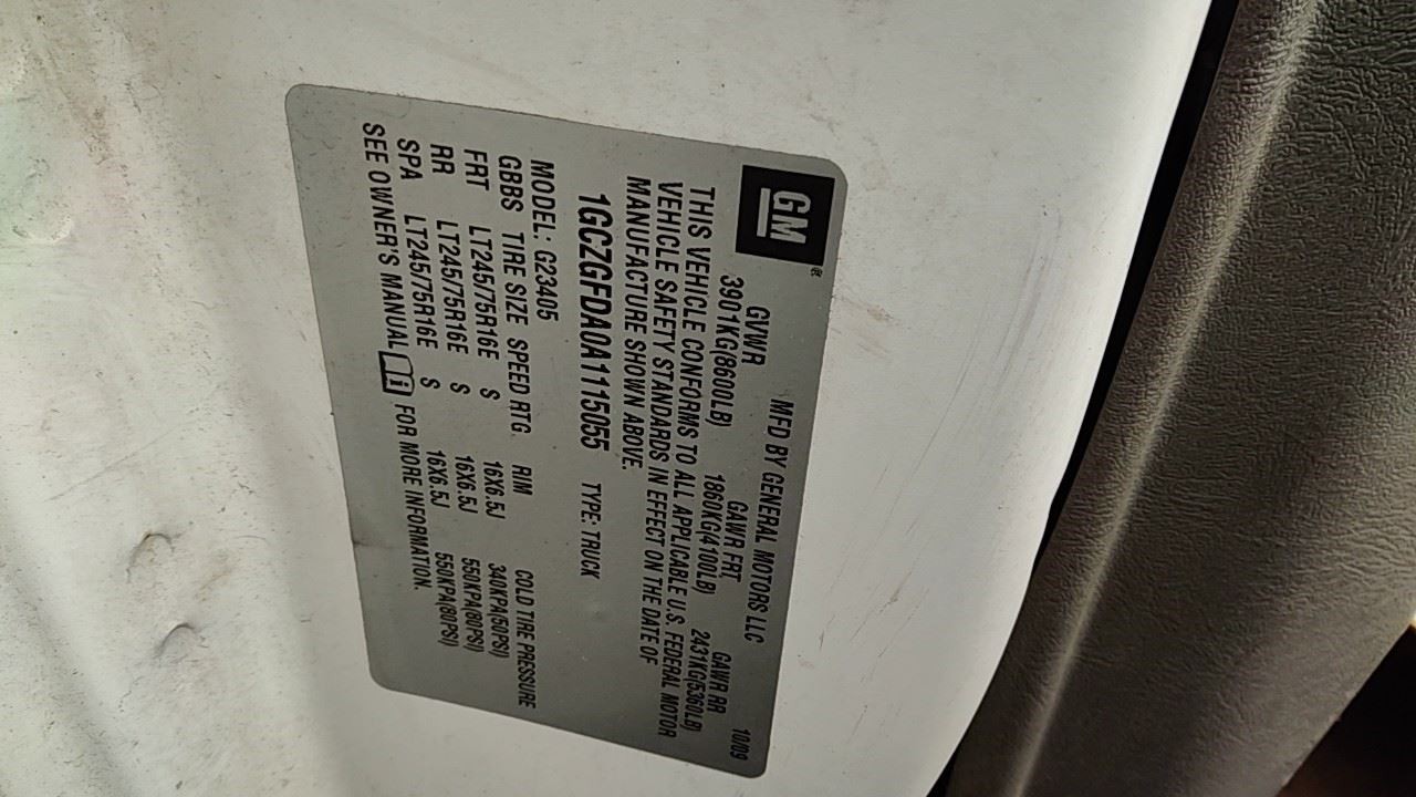 Automatic Transmission 4.8L Fits 10 EXPRESS 2500 VAN 7109217