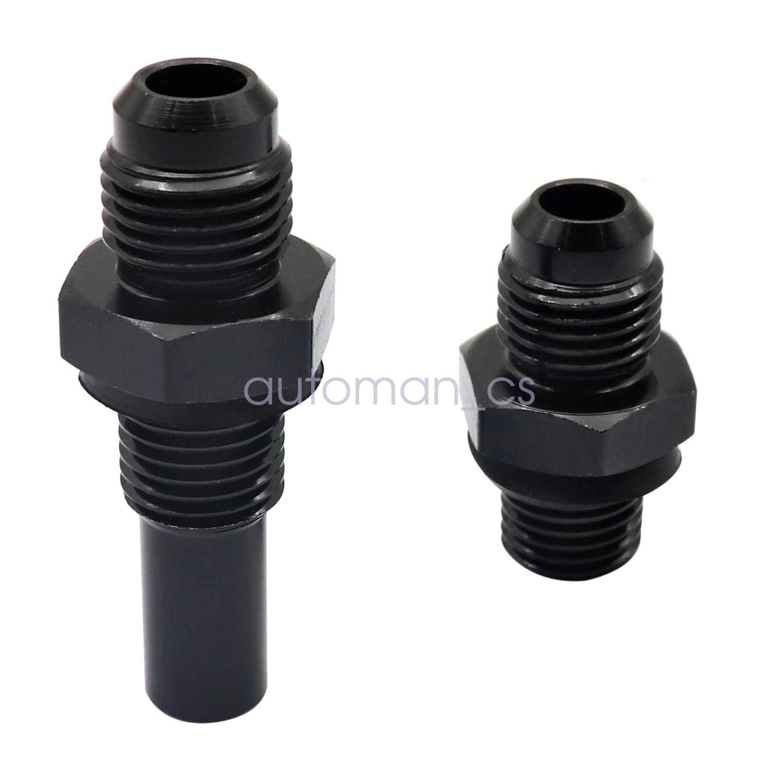 1Pair For 4L80E Transmission Cooler Line Adapter Fittings 6AN Flare New