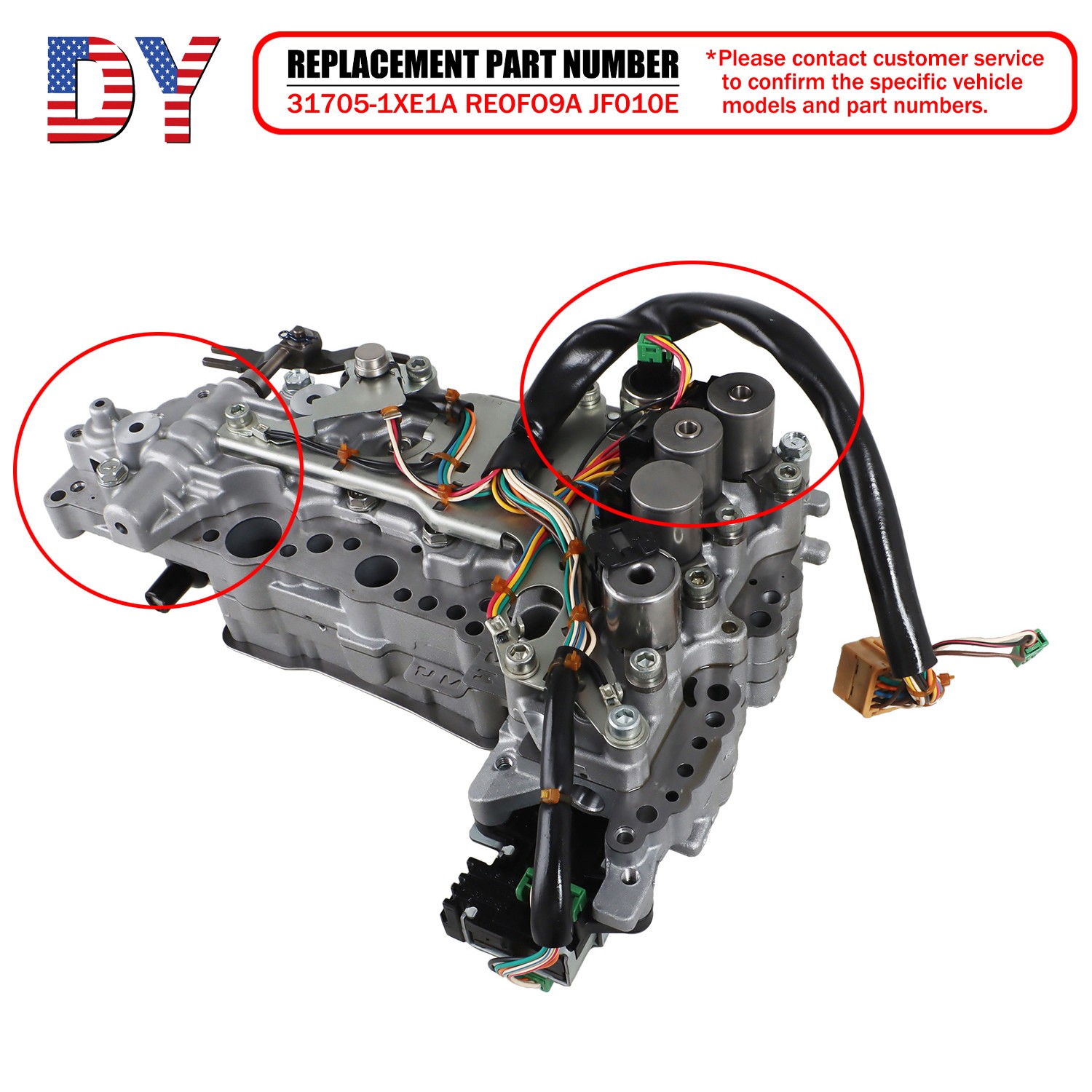 CVT Transmission Valve Body JF010E RE0F09A for Nissan Quest, Murano, & Maxima