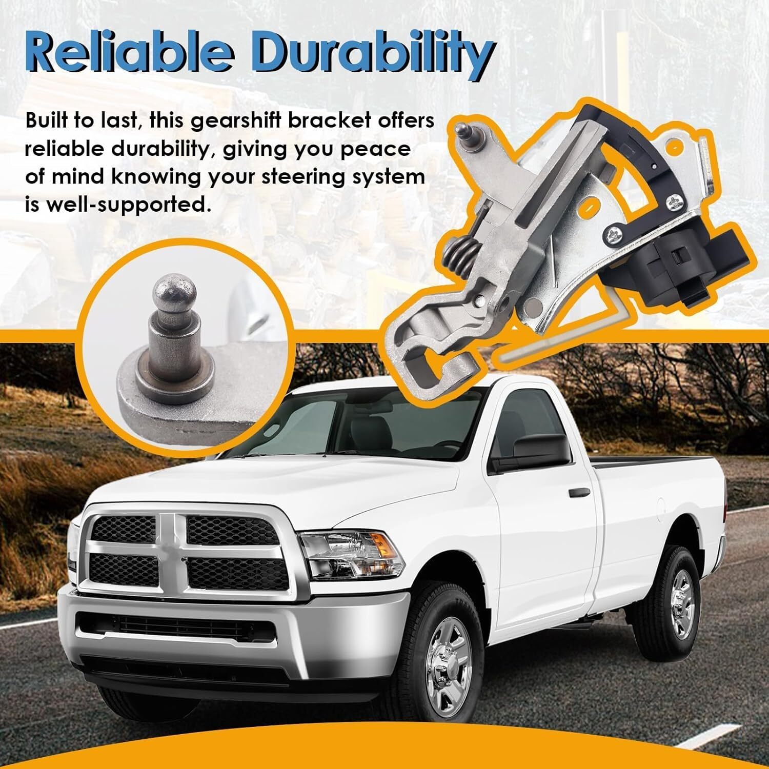 For 2009-2021 Dodge Ram Steering Column Gear Shifter Bracket Sensor 68470756AA