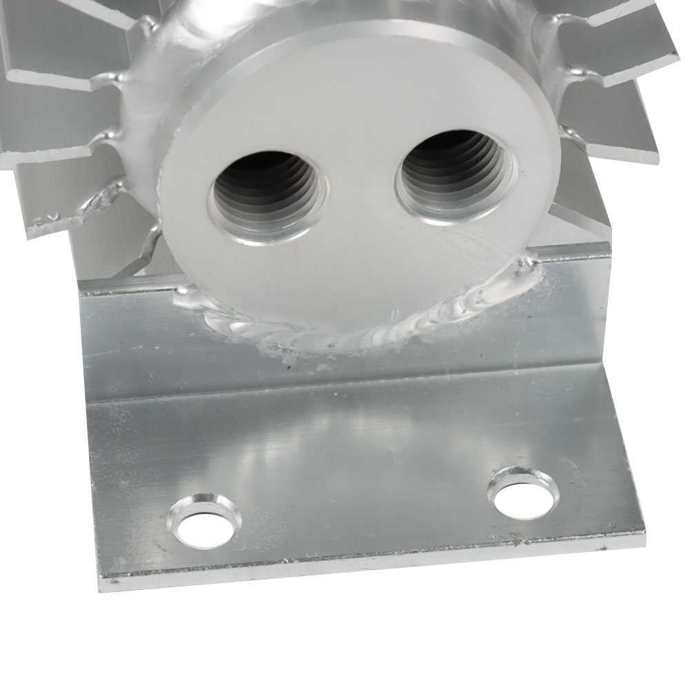 Fit For Universal Fitment Dual Pass Aluminum Finned Transmission Oil Cooler 12″
