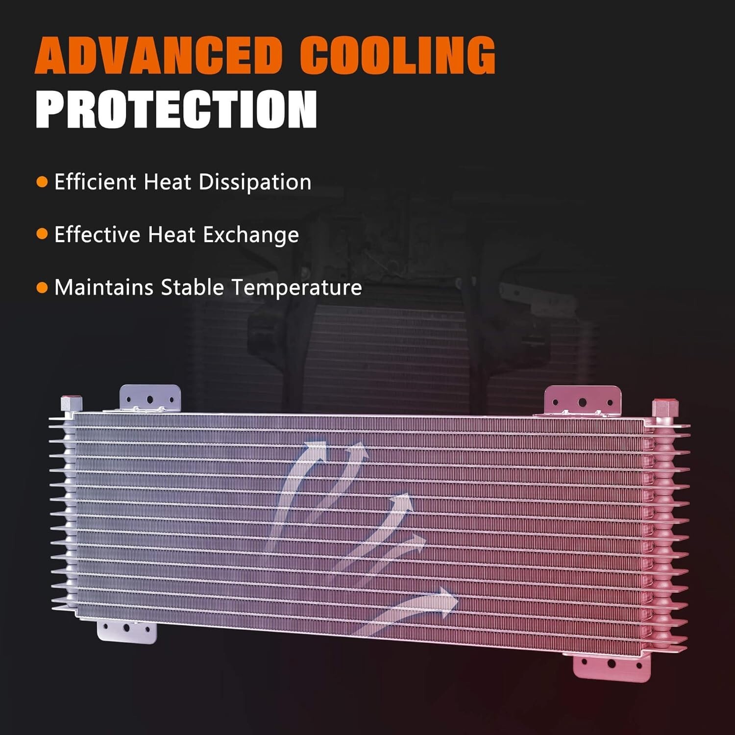 Transmission Oil Cooler Kit Low Pressure Drop 40k GVW Max 40,000 LPD47391