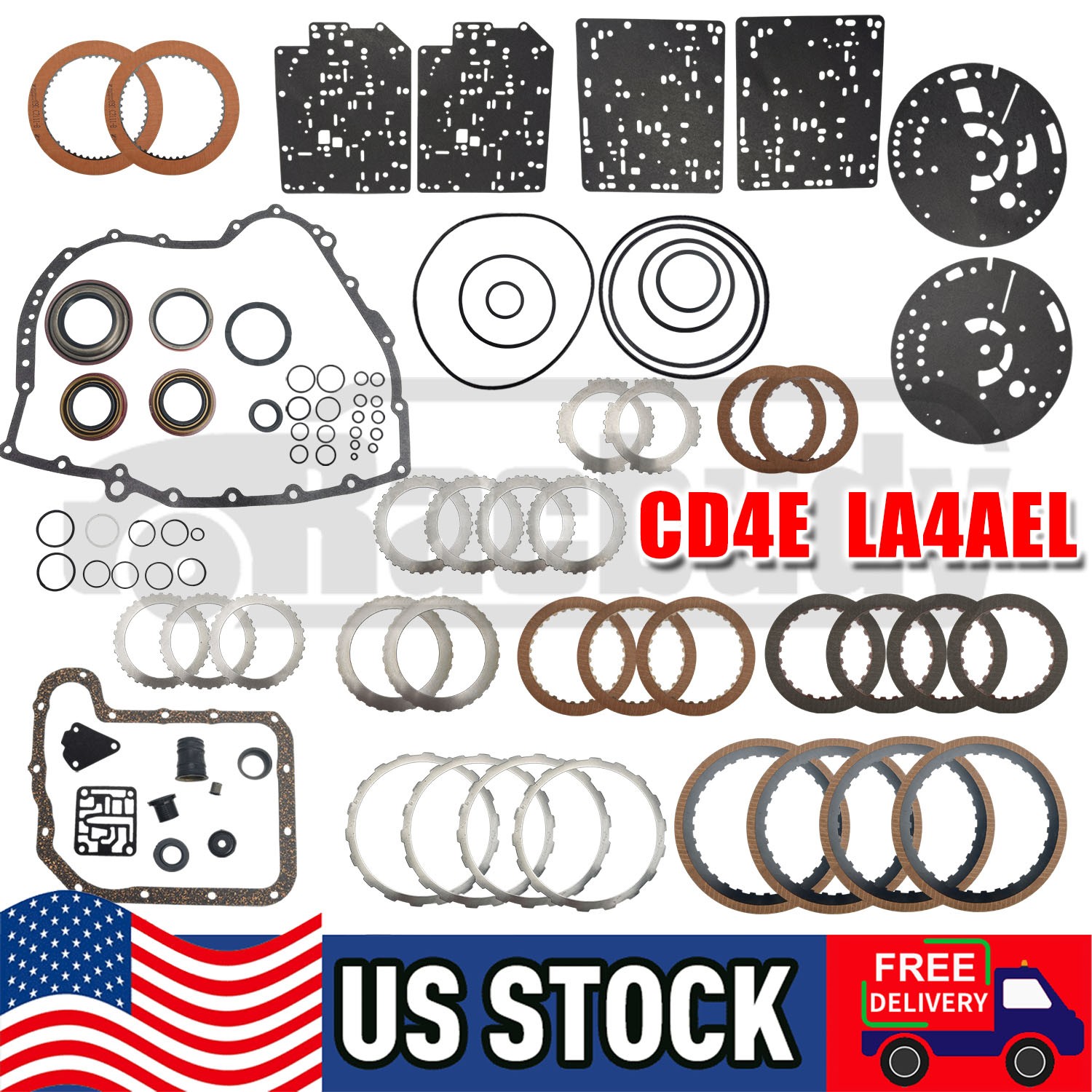 4-Speed Transmission Master Overhaul Rebuild Kit LA4AEL for Ford Mazda Mercury