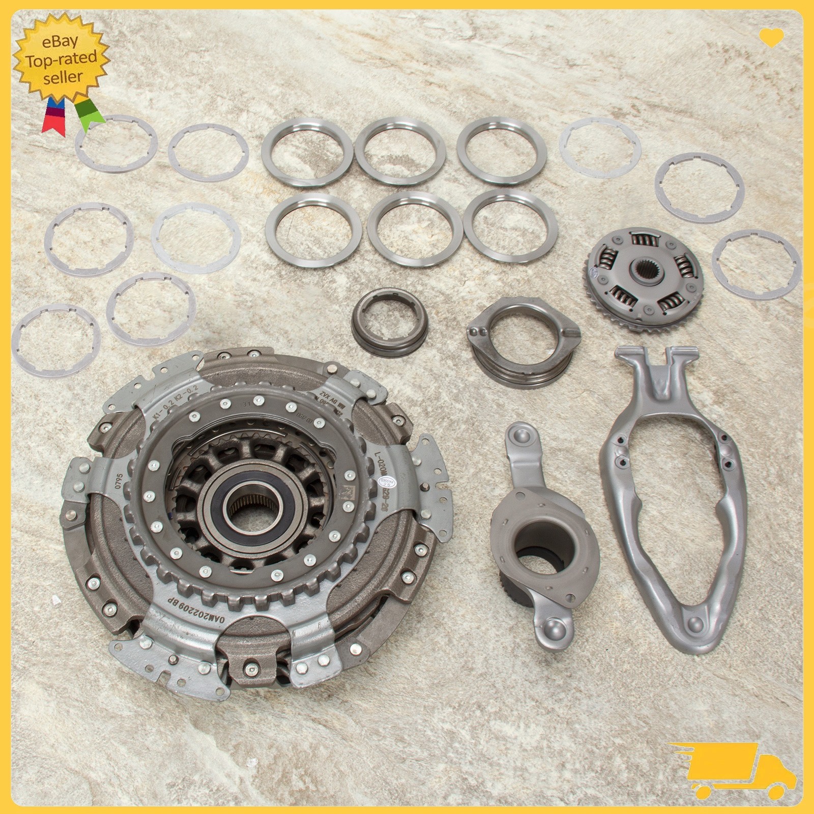 0AM DQ200 DSG Transmission Dual Clutch Kit 602000600 For 7-Speed Golf Jetta