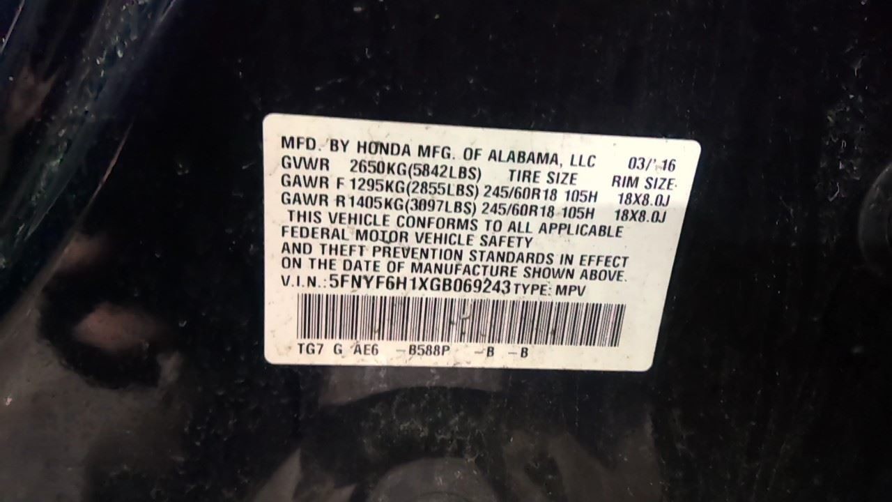 Transfer Case Automatic Transmission 6 Speed Fits 16-20 PILOT 6985698
