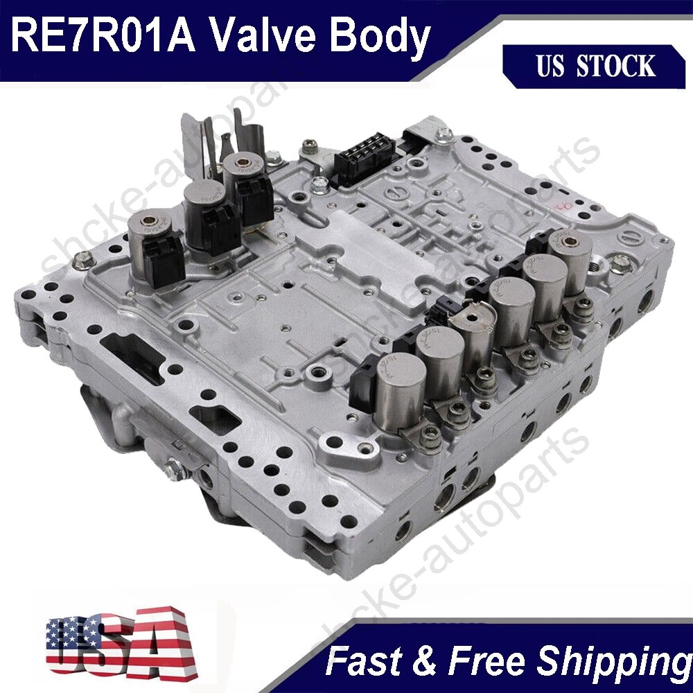 For 2014 2015 Infinity Q50 3.7 Valve Body & Solenoid W/o TCM 31705-X132B RE7R01A
