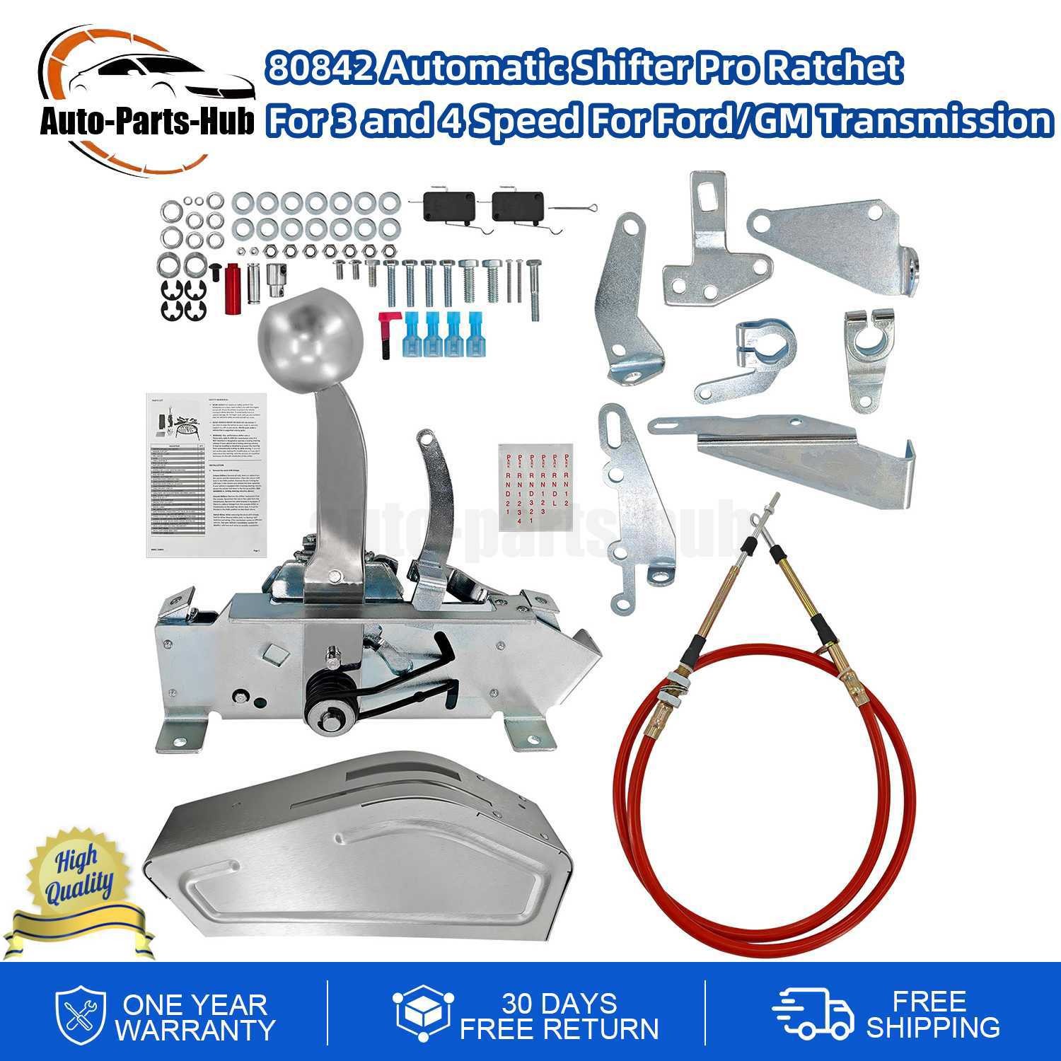 80842 Automatic Ratchet Shifter Pro Ratchet 3 & 4 Speed For GM Ford Transmission