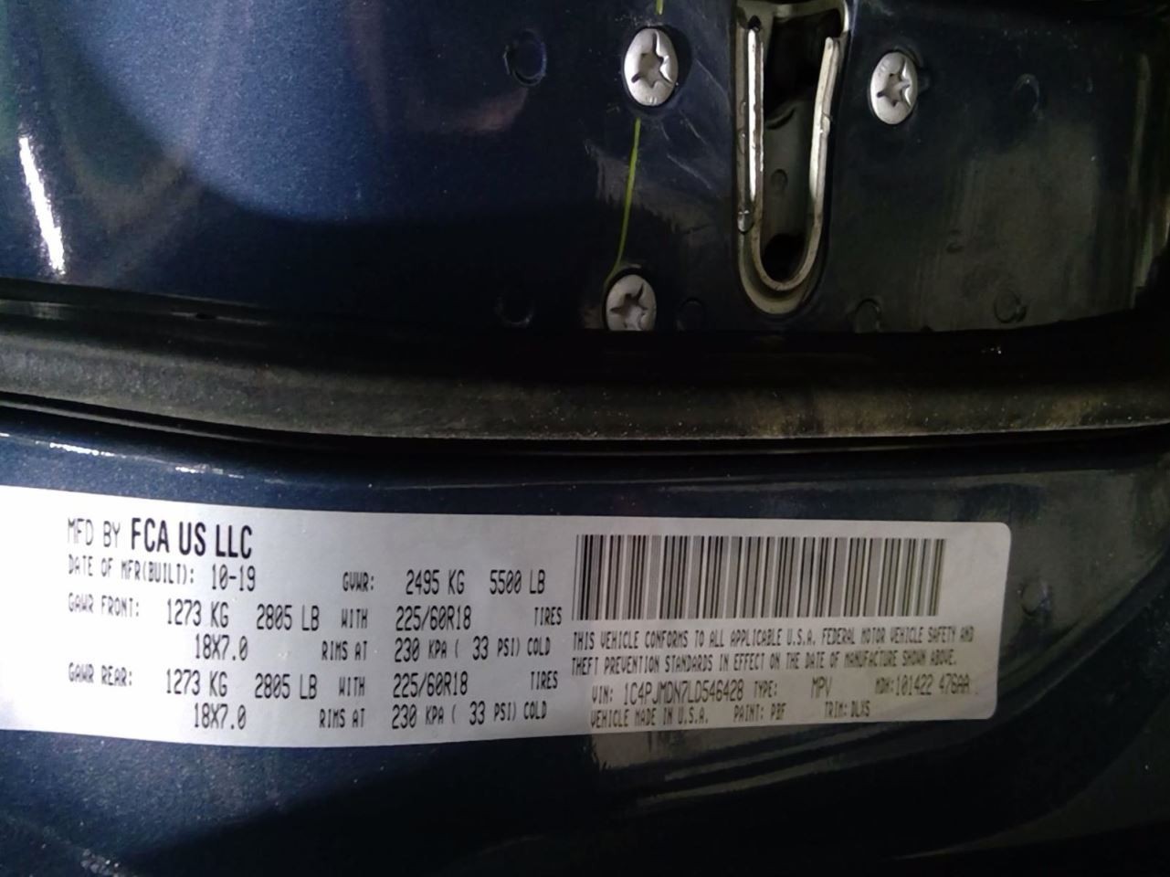 Automatic Transmission 2.0L AWD Opt Dfh Fits 20-23 CHEROKEE 923569