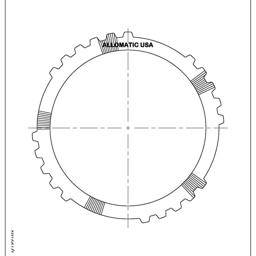 Raybestos 511141 FORD Intermediate(Waved) Steel Clutch Plate 1992Up F2DZ-7E085-A