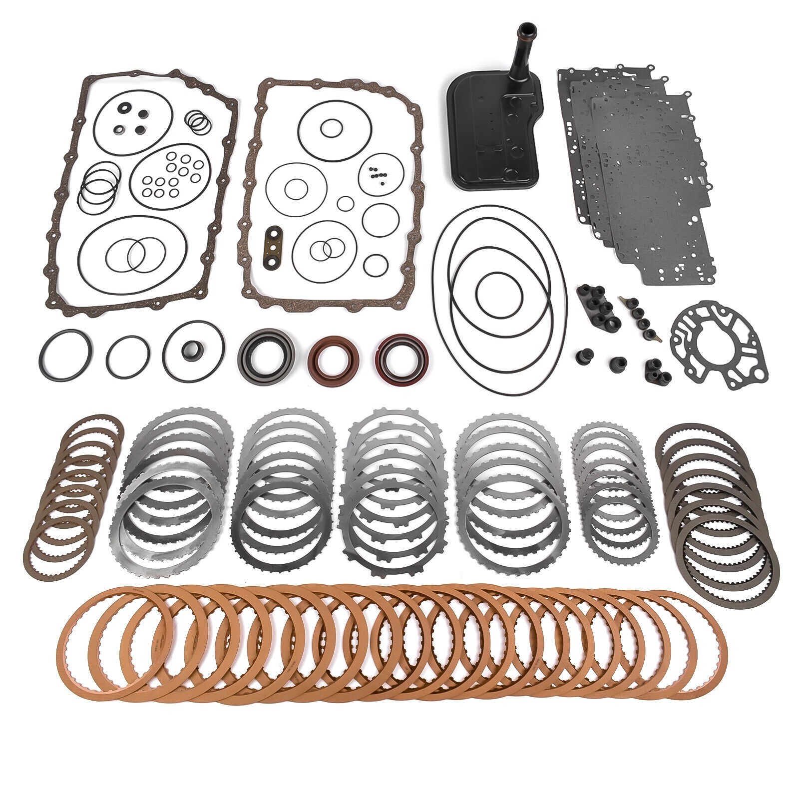 6L90 6L80 Transmission Master Rebuild Kit Steel Friction discs For Chevrolet GM