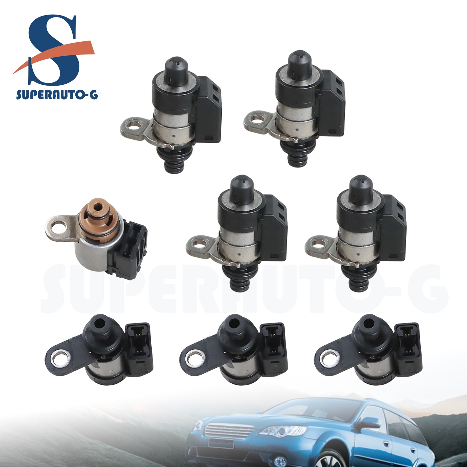 5EAT Transmission Solenoid Kit 5-Speed 8Piece For Subaru 31705AA430