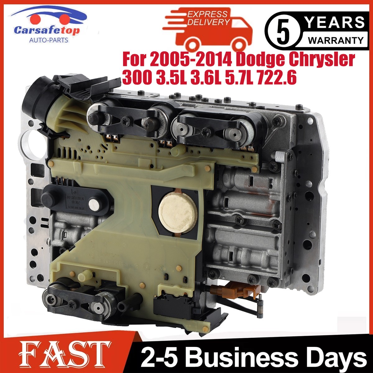 722.6 Transmission Valve Body w/Conductor Plate For Dodge Chrysler 300 3.5/3.6L,