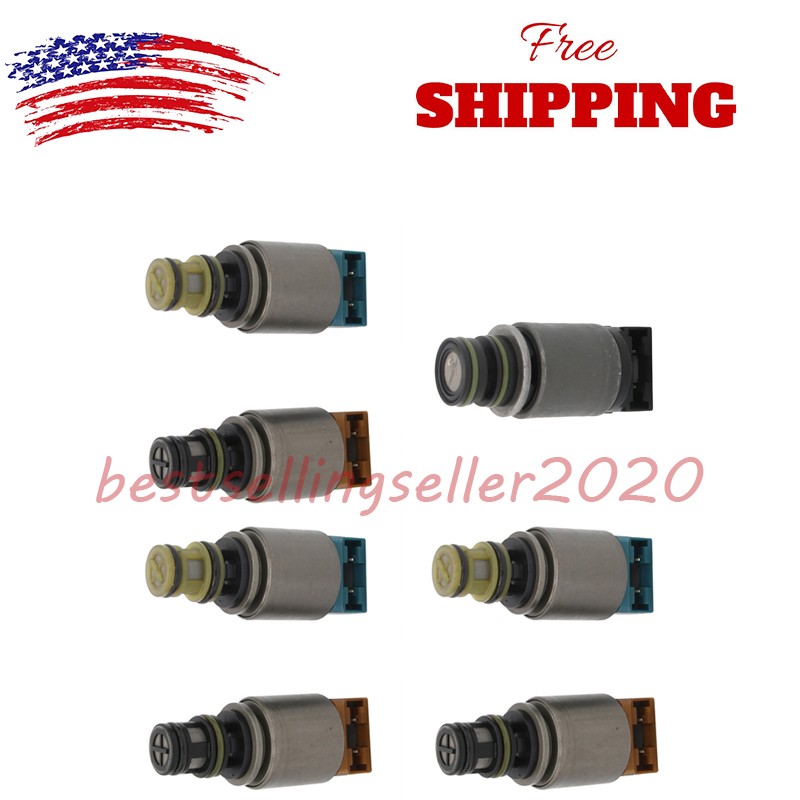 7x 6HP19 6HP26 Transmission Solenoids Kit For Audi A6 A8 BMW X3 X5 325i 328i USA