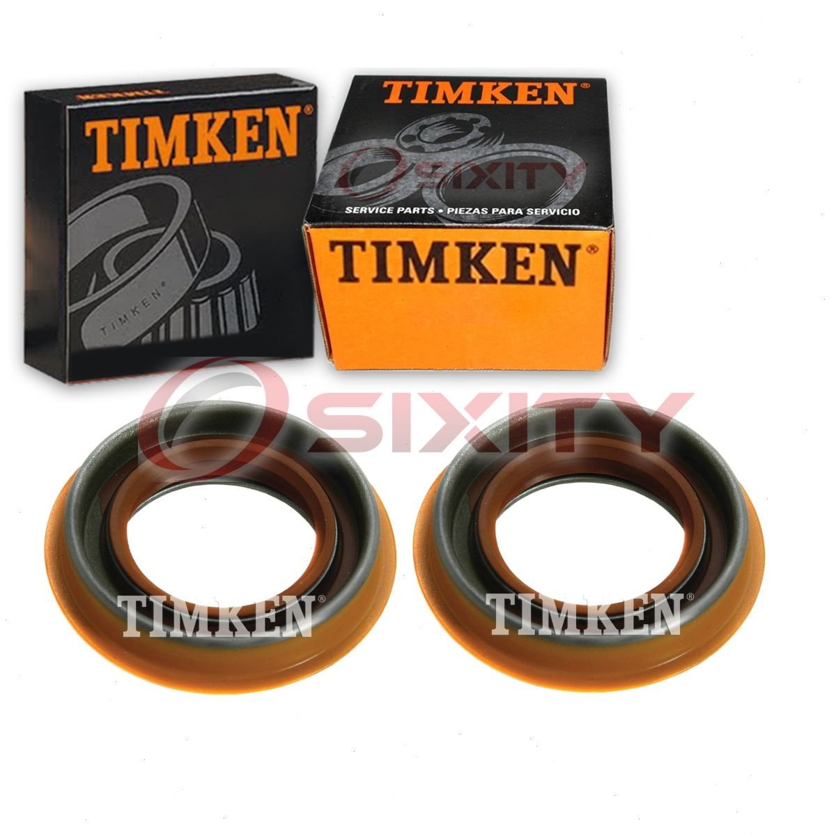2 pc Timken Transmission Output Shaft Seals for 1990-1995 Pontiac Trans uc