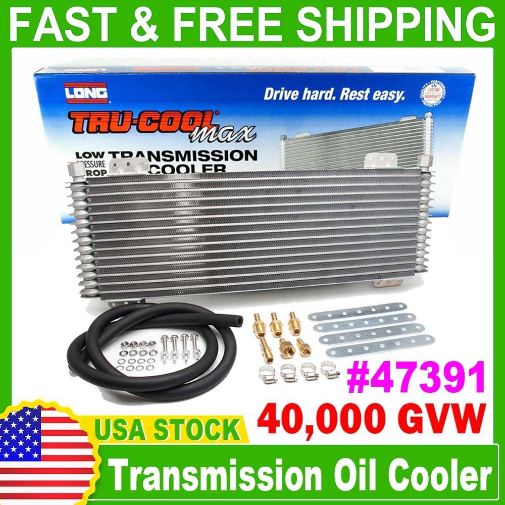 Tru✅Cool 40K Automatic Transmission Oil Cooler Heavy Duty GVW Max LPD47391 W/Box