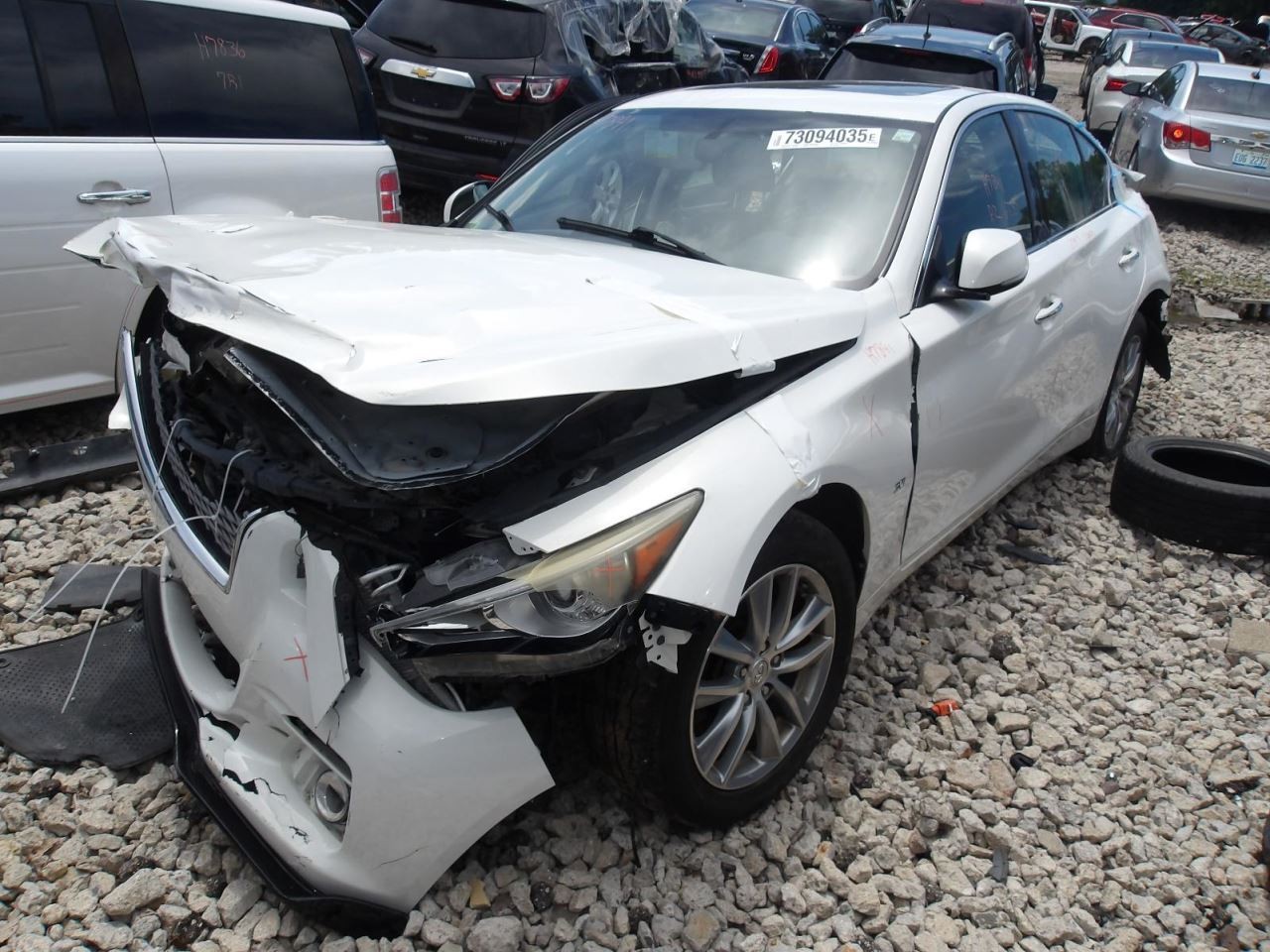 Automatic Transmission 7 Speed 3.7L AWD From 7/13 Fits 14 INFINITI Q50 2285262