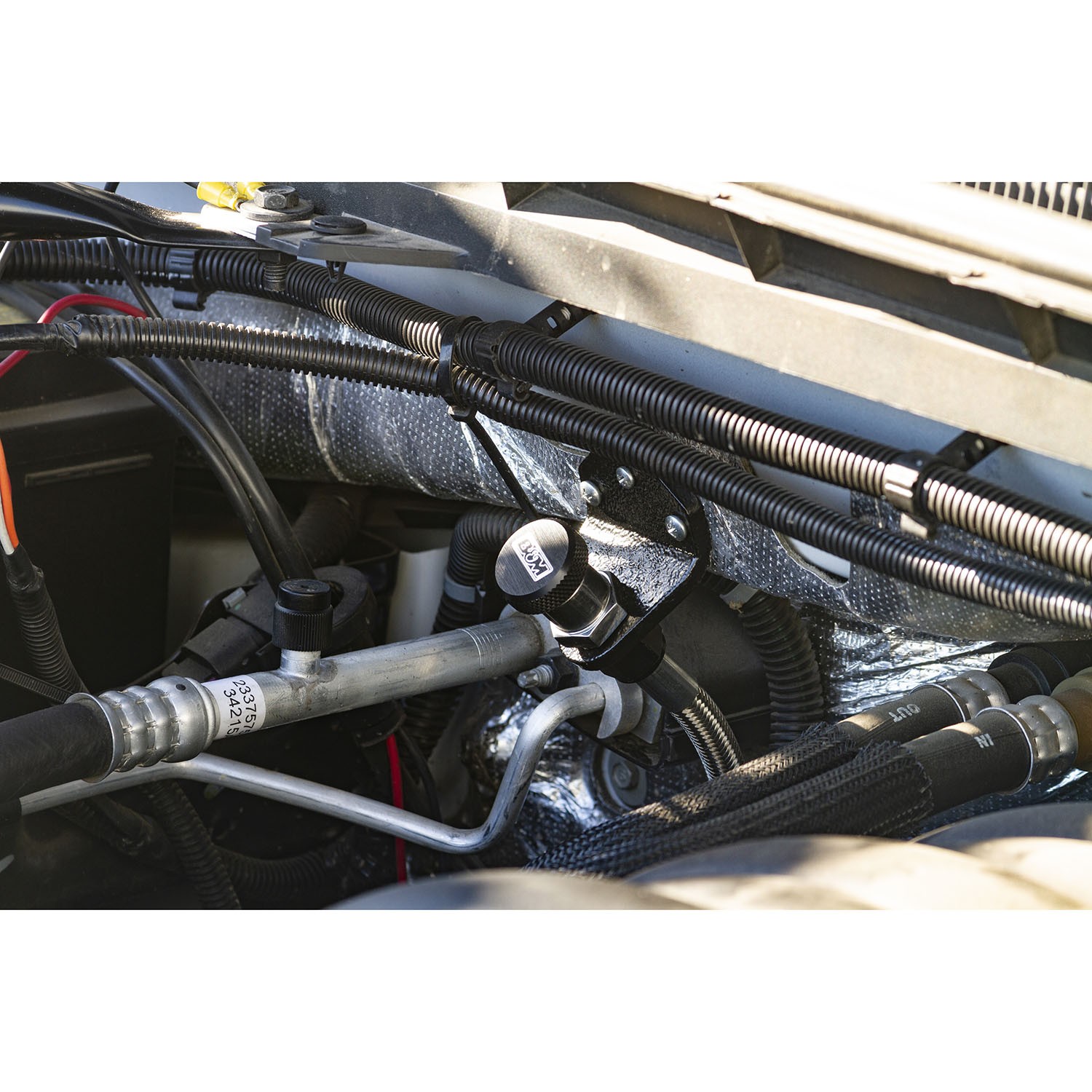 22173 B&M Locking Auto Trans Dipstick & Tube – Billet Aluminum/Stainless Steel