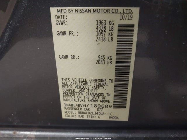 Automatic Transmission FWD Fits 19-25 ALTIMA 12878243