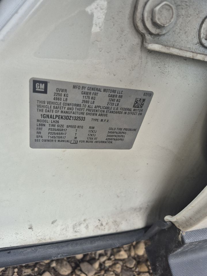 Automatic Transmission FWD 2.4L Fits 13 EQUINOX 310407