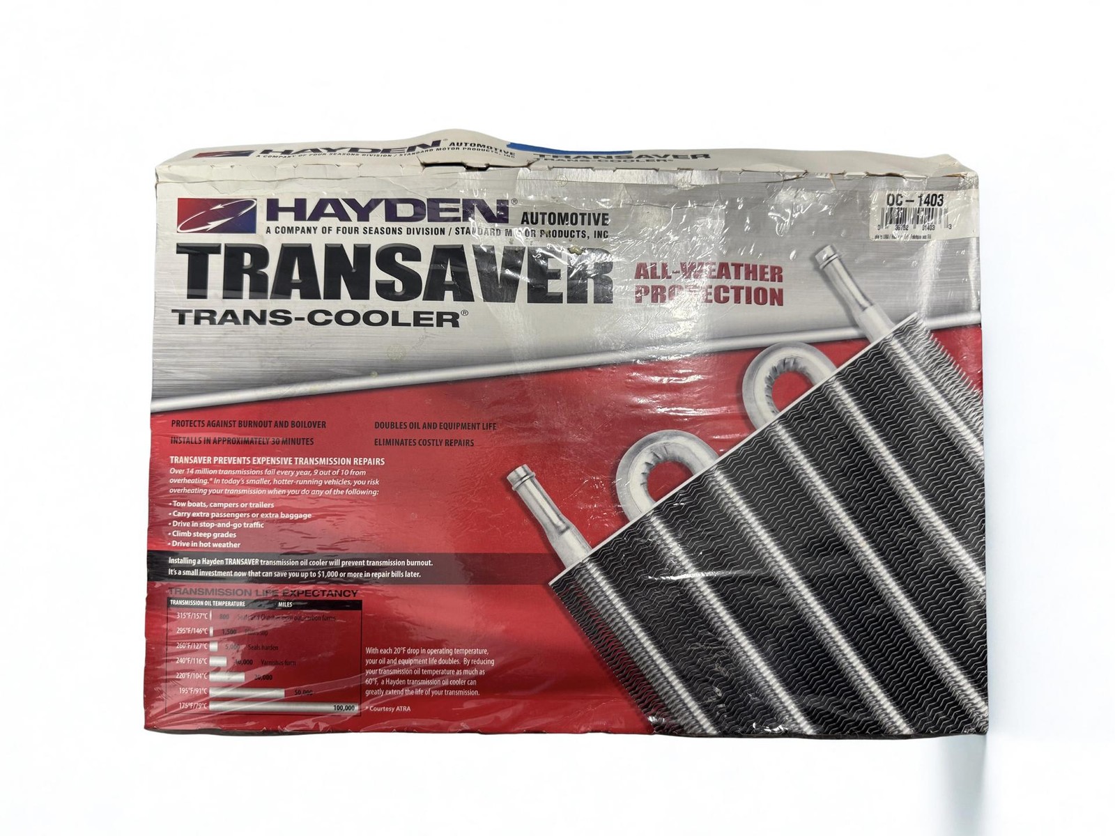 Hayden Automotive 1403 Transaver Ultra-Cool Transmission Cooler, OC-1403