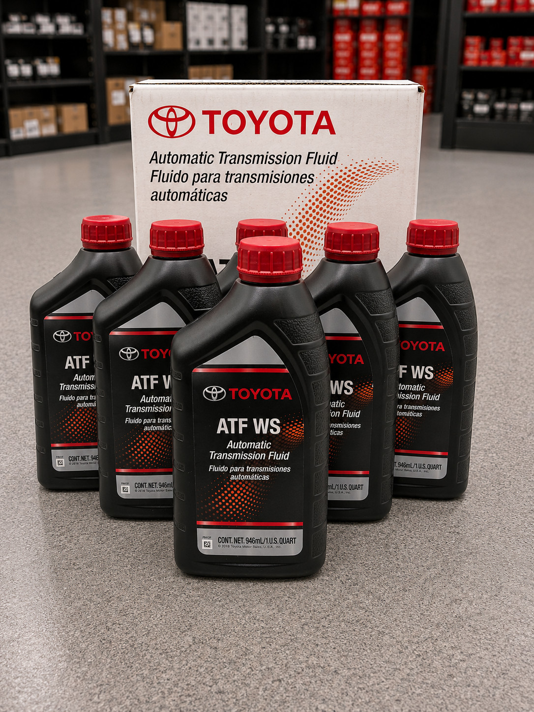 GENUINE OEM TOYOTA ATF WS Automatic Transmission Oil 00289-ATFWS QTY 6
