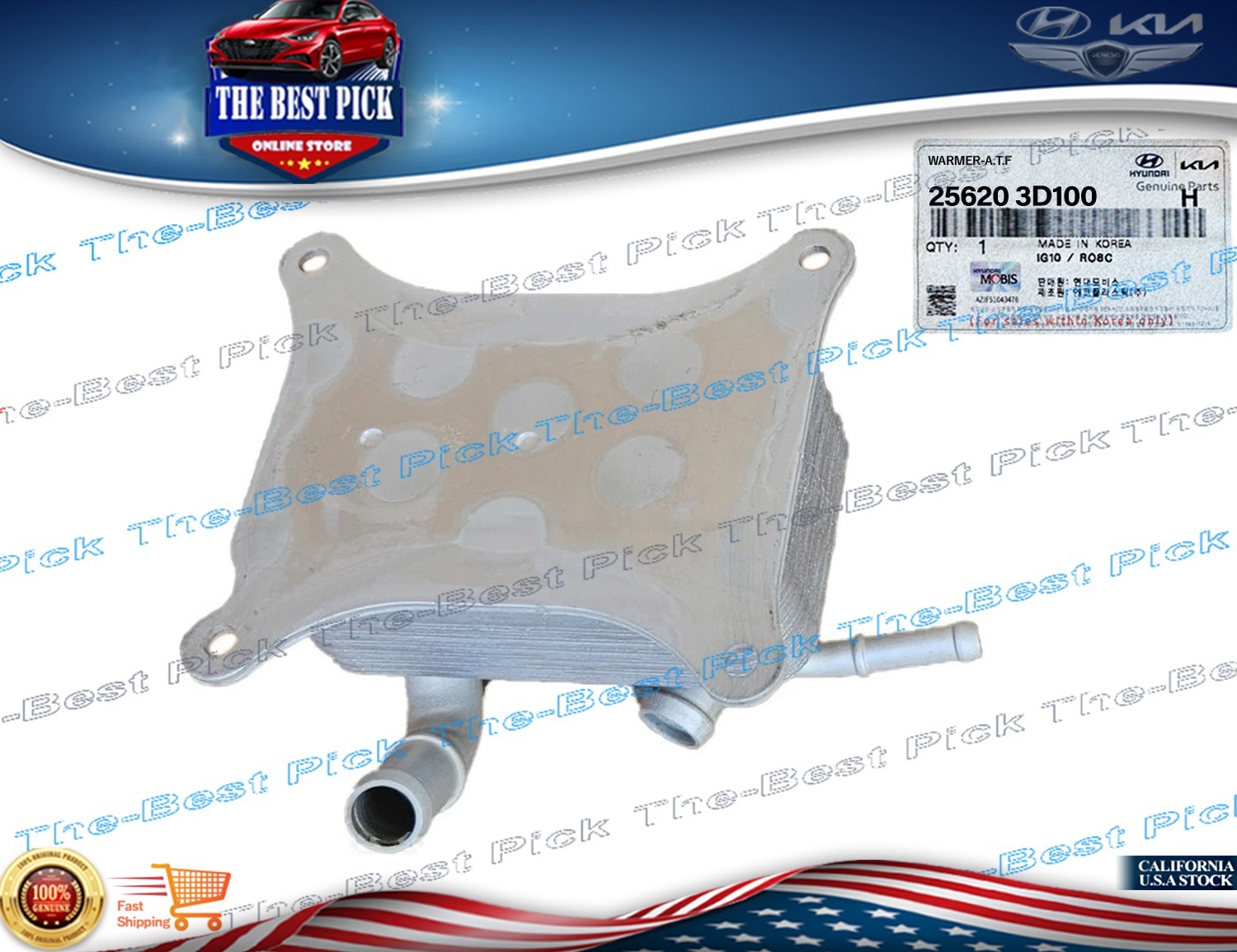 ⭐GENUINE⭐Transmission Cooler Warmer 21-25 HYUNDAI Santa Fe Tucson OEM 256203D100