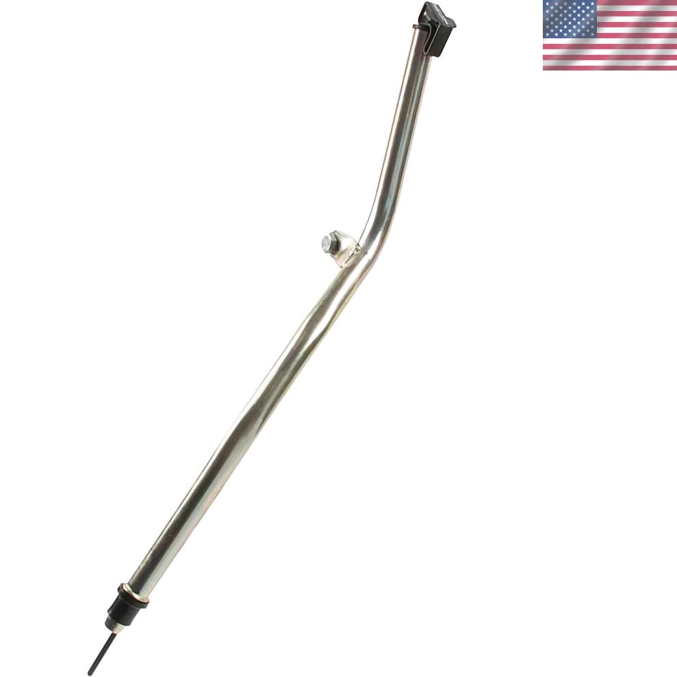 700-R4 Dipstick with Positive Lock – Machined Steel, Gold Finish, Durable Seal