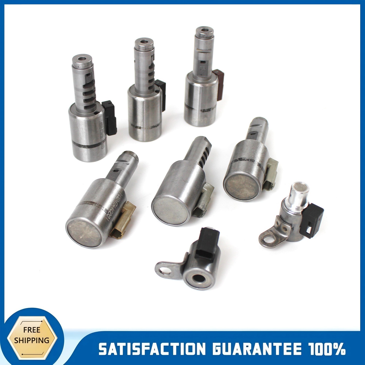 8PCS TF80SC TF81SC AF40-6 Transmission Solenoid Kit for Volvo PEUGEOT RENAULT