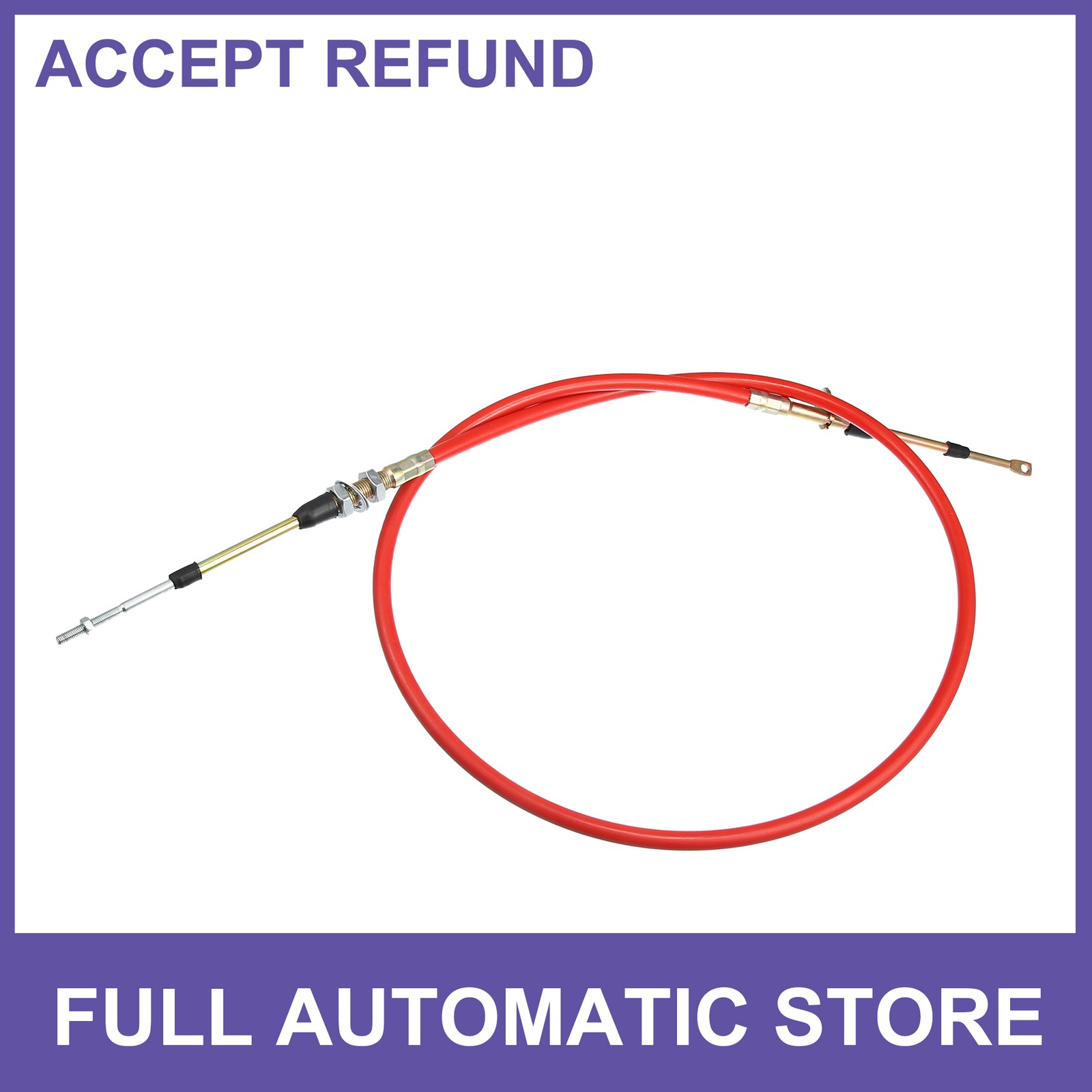 5Ft Automatic Trans Gear Shift Cable 80605 for B&M Shifters w/ Eyelet End